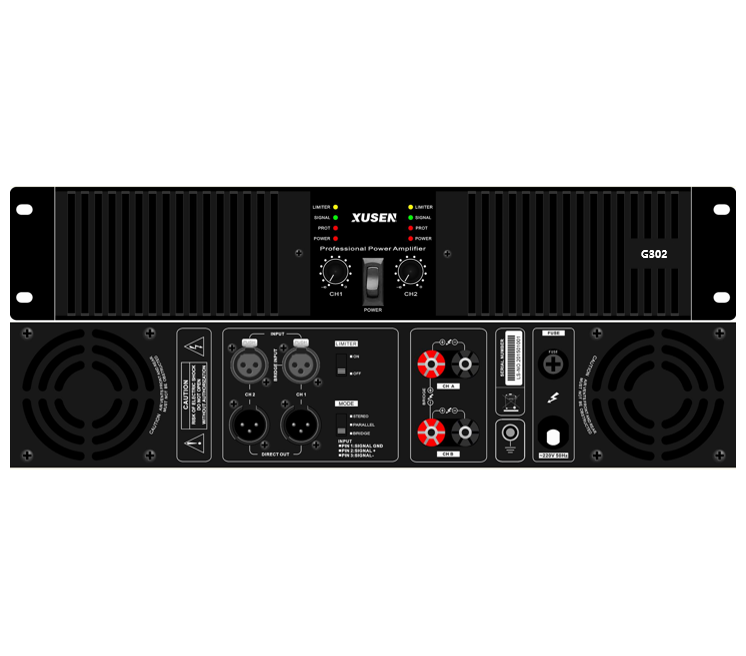 G502 2-Channel 500W Professional Power Amplifier