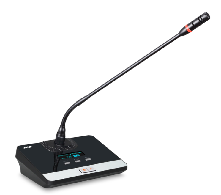DigC3312C Wireless Button-Type Gooseneck Chairman Unit (with OLED display)
