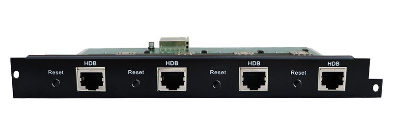 HDBT-4I-4K Seamless 4-Channel 4K HDBaseT Input Card