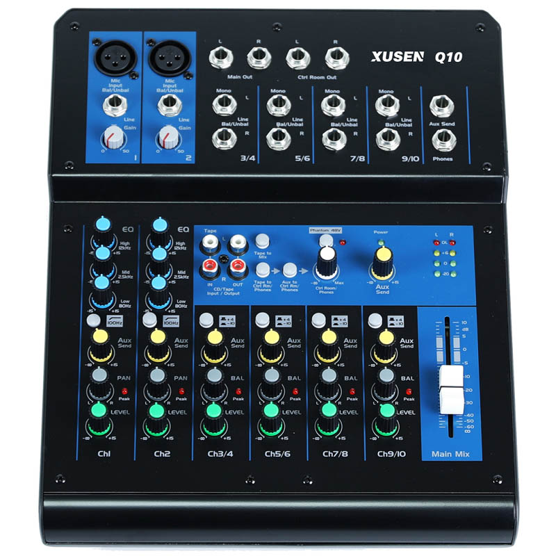 Q10 10-Channel Mixing Console