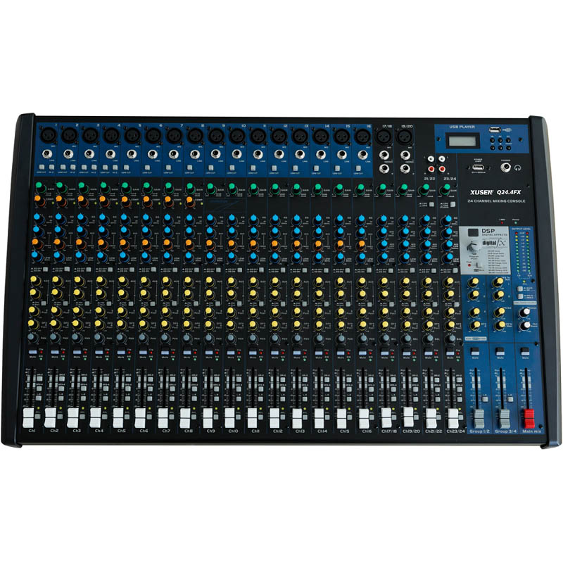 Q24.4FX 24-Channel 4-Group Mixing Console with Effects