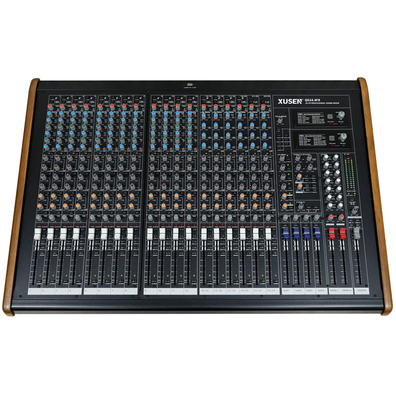 QS24.4FX 24-Channel 4-Group Performance-grade Mixing Console with Effects